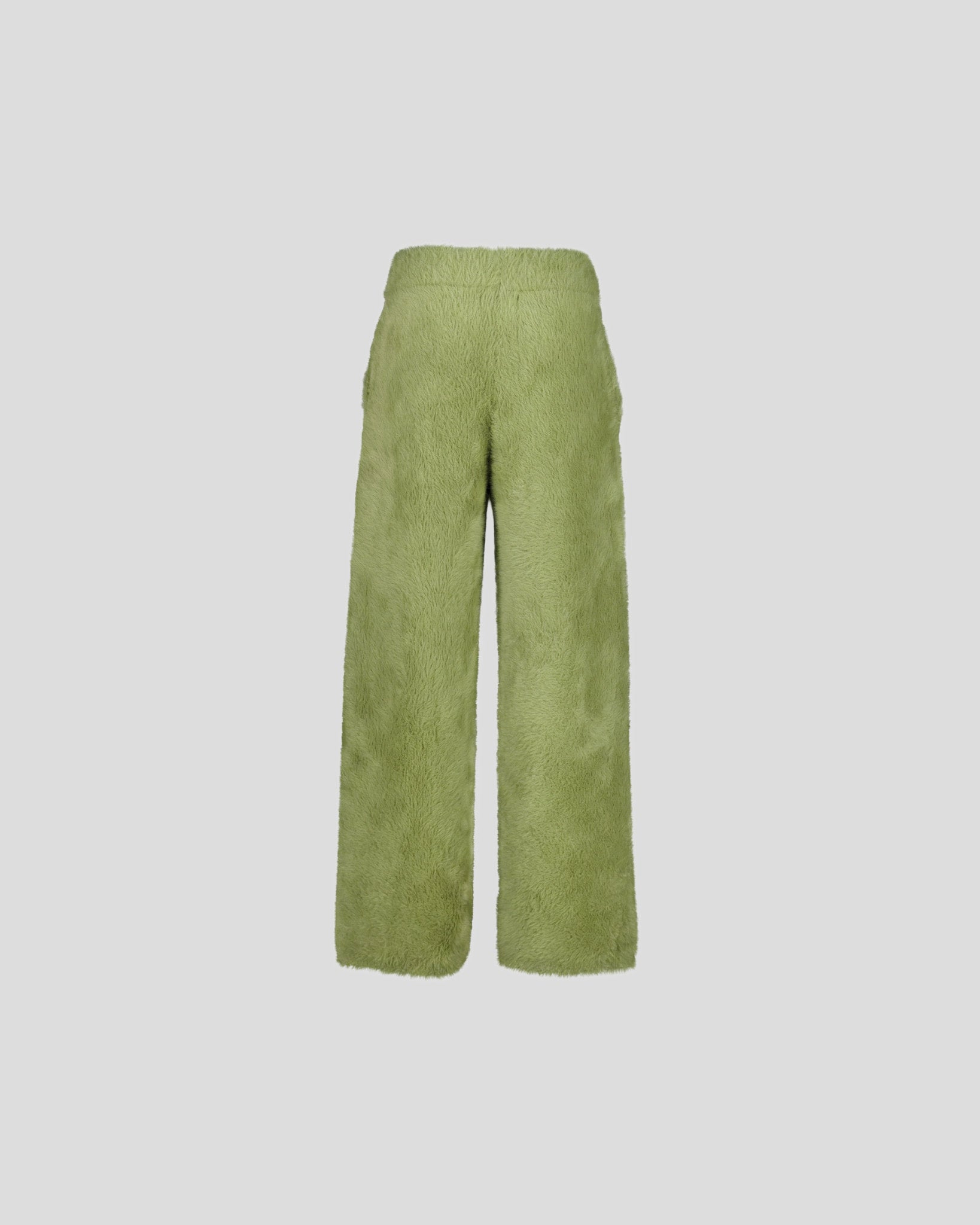 PANTALON MOHAIR GUAVA VERT