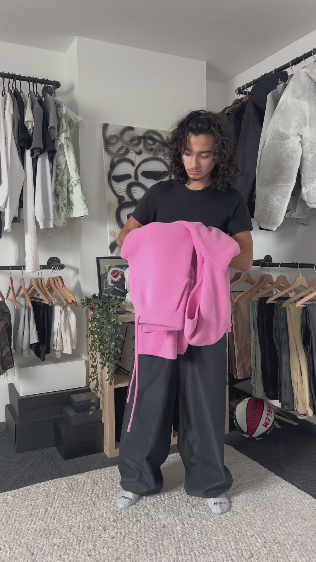 PINK MOHAIR JACKET
