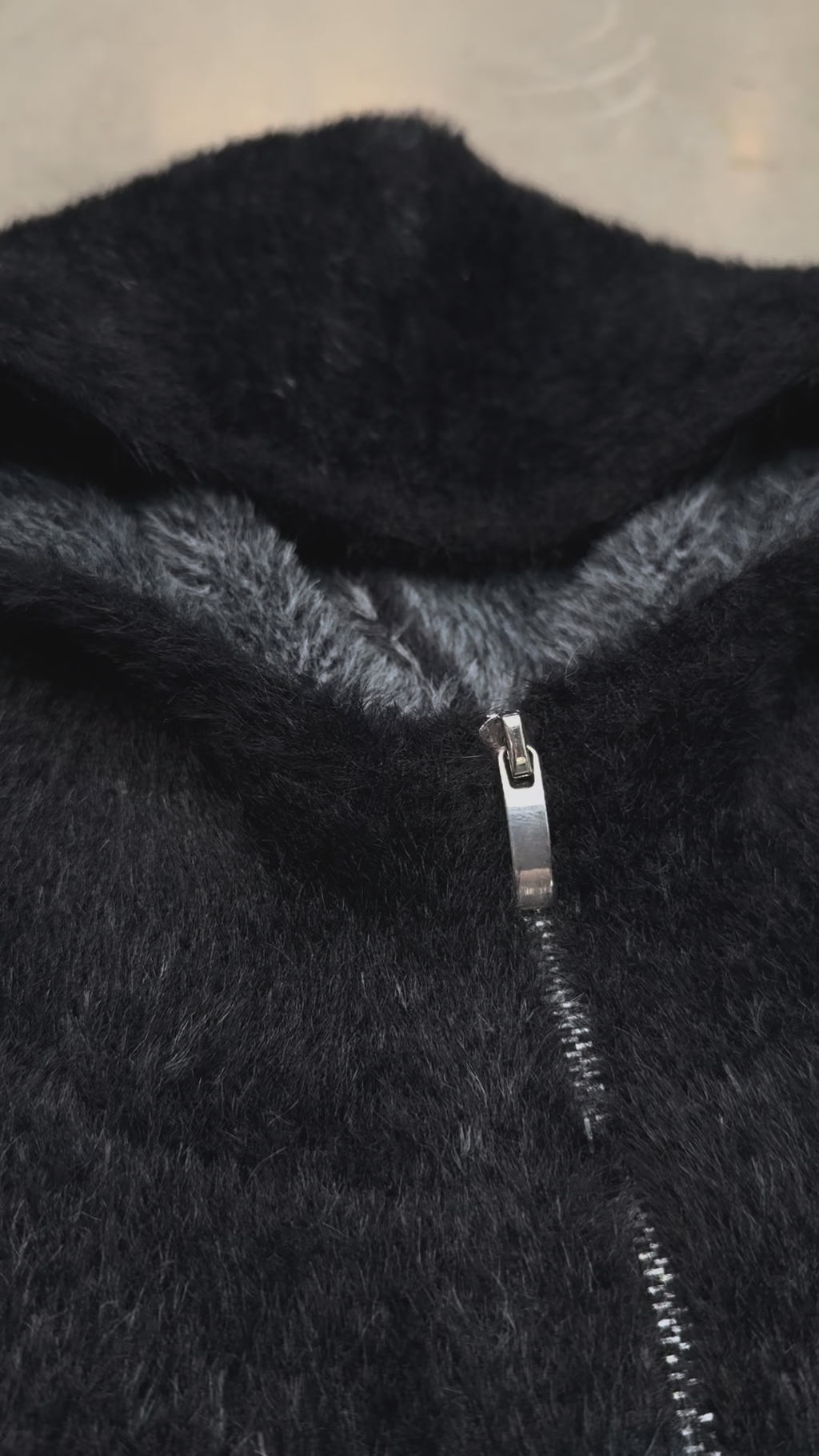 MOHAIR JACKET NOIR