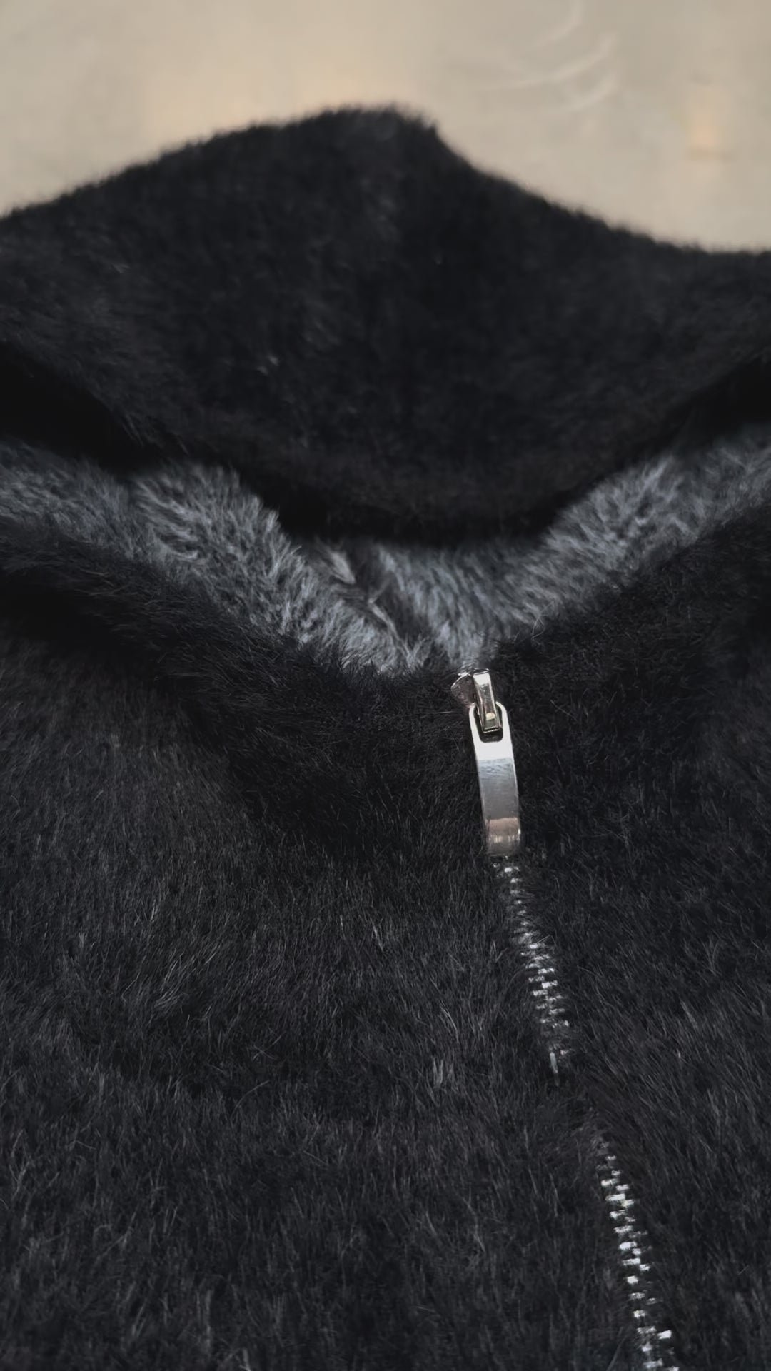 MOHAIR JACKET NOIR