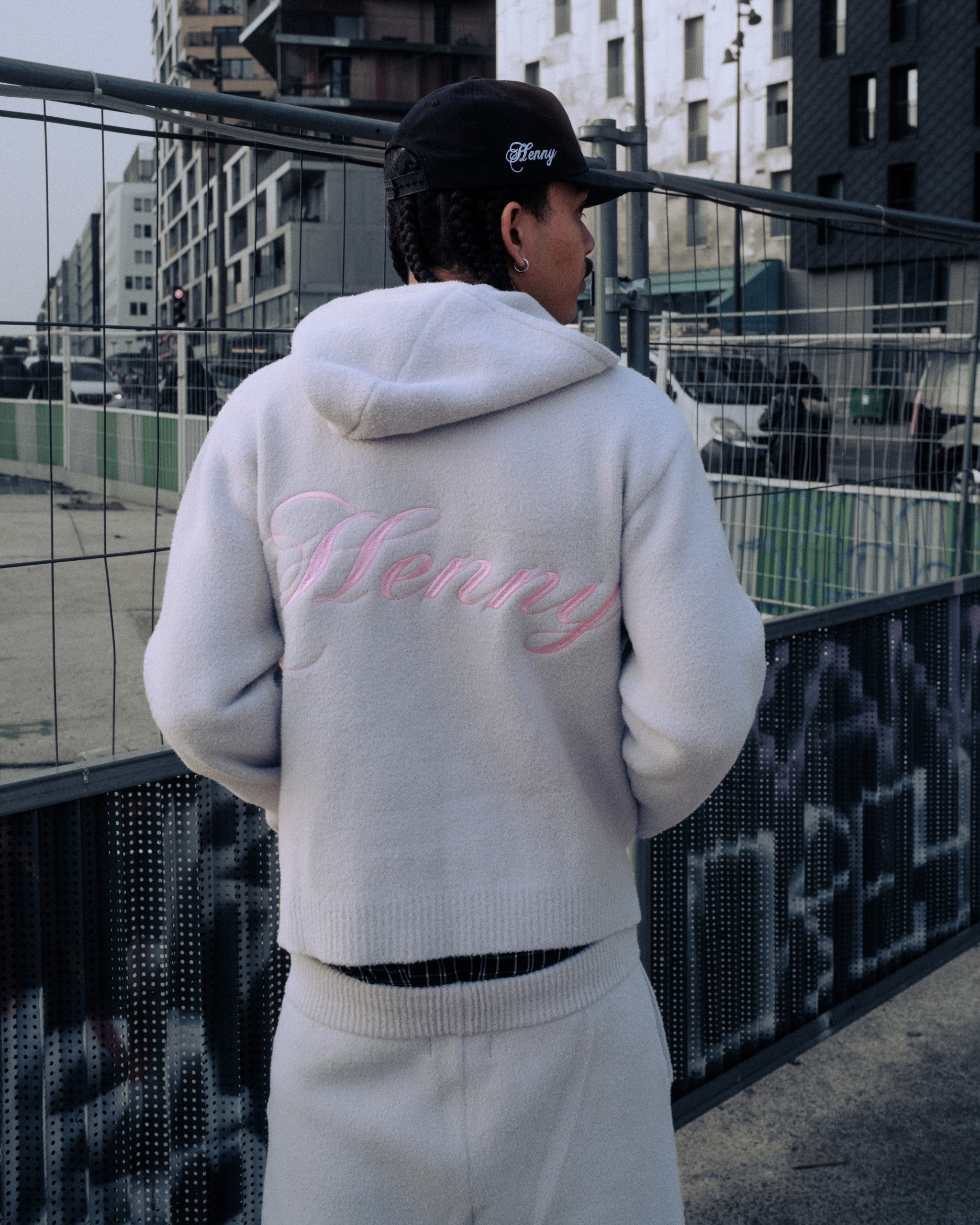 MOHAIR JACKET GRIS REMIX